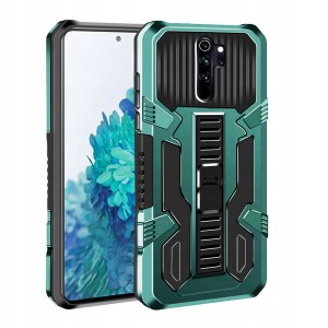 ETUI DO XIAOMI REDMI NOTE 8 PRO PANCERNE CASE PODSTAWKA MOCNE ARMOR + SZKŁO