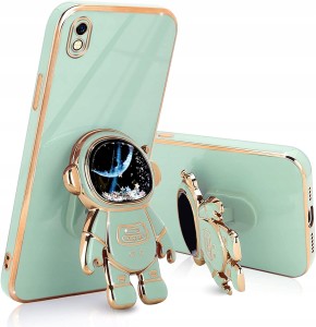 ETUI ASTRONAUT DO HUAWEI Y5 2019 UCHWYT PODSTAWKA SILIKON CASE 6D + SZKŁO