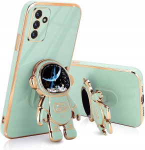 ETUI ASTRONAUT DO SAMSUNG A15 4G / 5G UCHWYT PODSTAWKA SILIKON CASE + SZKŁO