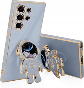ETUI DO SAMSUNG GALAXY S24 ULTRA ASTRONAUT UCHWYT SILIKON GLAMOUR CASE