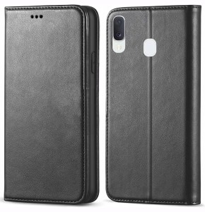 ETUI Z KLAPKĄ PORTFEL DO SAMSUNG A20E MAGNET SMART