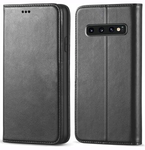 ETUI Z KLAPKĄ PORTFEL DO SAMSUNG S10 PLUS MAGNET SMART KABURA CASE GŁADKIE