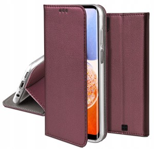 ETUI Z KLAPKĄ PORTFEL DO LG K20 MAGNETIC SMART KABURA CASE GŁADKI