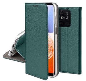 ETUI Z KLAPKĄ PORTFEL DO XIAOMI REDMI 10C MAGNETIC SMART KABURA CASE GŁADKI