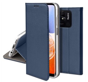 ETUI Z KLAPKĄ PORTFEL DO XIAOMI REDMI 10C MAGNETIC SMART KABURA CASE GŁADKI