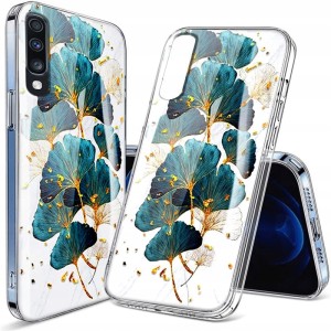 ETUI DO SAMSUNG GALAXY A70 GLAMOUR SILIKON GLITTER BROKATOWE CASE + SZKŁO