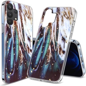 ETUI DO SAMSUNG A32 5G GLAMOUR SILIKON GLITTER BROKATOWE CASE + SZKŁO