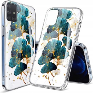 ETUI DO SAMSUNG A51 5G GLAMOUR SILIKON GLITTER BROKATOWE CASE + SZKŁO