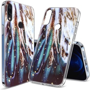 ETUI DO XIAOMI REDMI NOTE 7 GLAMOUR SILIKON GLITTER BROKATOWE CASE + SZKŁO