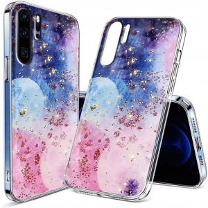 ETUI DO HUAWEI P30 PRO GLAMOUR SILIKON GLITTER BROKATOWE CASE