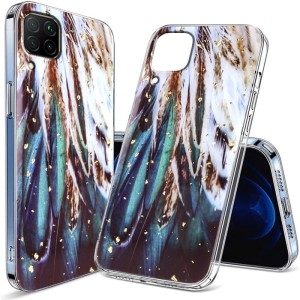ETUI DO HUAWEI P40 LITE GLAMOUR SILIKON GLITTER BROKATOWE CASE + SZKŁO