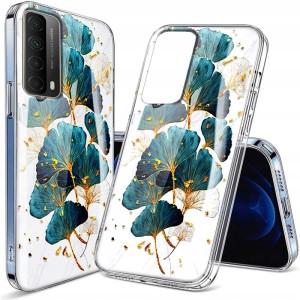 ETUI DO HUAWEI P SMART 2021 GLAMOUR SILIKON GLITTER BROKATOWE CASE + SZKŁO