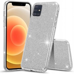 ETUI LUKSUSOWE BROKATOWE DO SAMSUNG A51 4G GLITTER GLAMOUR CASE + SZKŁO