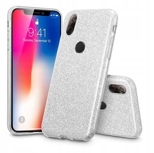 ETUI BROKAT DO HUAWEI P20 LITE GLITTER CASE+SZKŁO