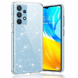ETUI BROKAT DO SAMSUNG A33 5G BEZBARWNY SILIKON TPU SLIM CASE + SZKŁO