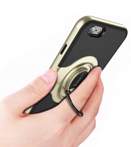 ETUI DO IPHONE 7 IPAKY 360 RING BUMPER + SZKŁO
