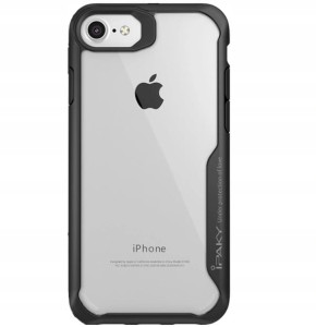 ETUI DO IPHONE 7 CLEAR BUMPER iPaky + SZKŁO