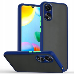 ETUI MATOWE DO OPPO A78 4G SILIKON OCHRONA APARATU + SZKŁO