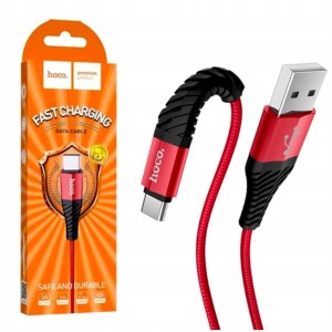 SZYBKI KABEL HOCO X38 TYPE-C 1M 3A SAMSUNG HUAWEI XIAOMI MOCNY TRWAŁY