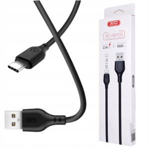 XO SZYBKI KABEL XO-NB103 USB TYPE-C do SAMSUNG HUAWEI XIAOMI 2,1A 1m