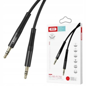 KABEL AUX AUDIO XO NB-R175B 2M TRANSFER MUZYKI 2X JACK 3,5MM STEREO