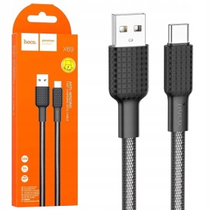 SZYBKI KABEL HOCO X69 TYPE-C 1M 3A DO SAMSUNG XIAOMI HUAWEI