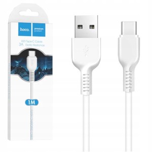 SZYBKI KABEL HOCO X20 TYPE-C 3A 1M SAMSUNG HUAWEI XIAOMI