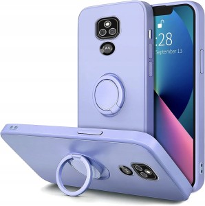 ETUI DO MOTO G9 PLAY / E7 PLUS SOFT RING + SZKŁO