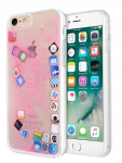 ETUI BROKAT DO IPHONE 6 APPLE ICON LIQUID CASE+SZKŁO