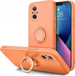 ETUI DO HUAWEI NOVA 9 SE SILIKON OCHRONA APARATU RING SOFT CASE + SZKŁO