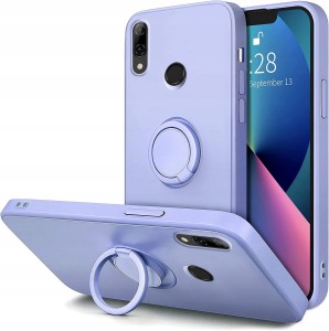ETUI DO HUAWEI P SMART 2019 SILIKON RING SOFT CASE + SZKŁO