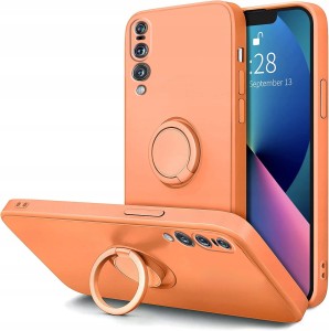 ETUI DO HUAWEI P20 PRO SILIKON OCHRONA APARATU RING CASE SOFT + SZKŁO