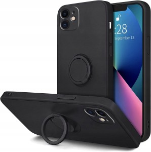 ETUI DO IPHONE 11 SILIKON OCHRONA APARATU RING CASE SOFT + SZKŁO