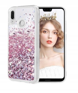 ETUI BROKAT DO HUAWEI Y7 2019 LIQUID CASE+SZKŁO