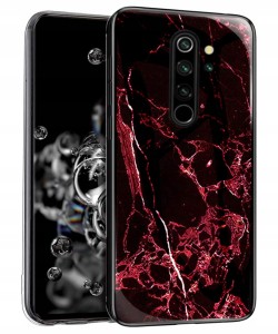 ETUI SZKLANE MARMUR DO XIAOMI REDMI NOTE 8 PRO+SZKŁO