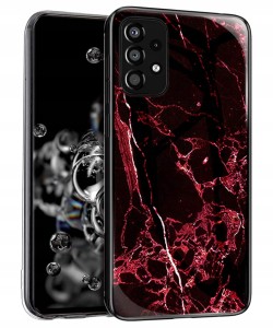 ETUI SZKLANE MARMUR DO SAMSUMG A13 4G CASE + SZKŁO