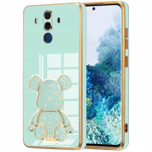 ETUI GLAMOUR DO HUAWEI MATE 10 PRO MIŚ UCHWYT BEAR SILIKON CASE 6D + SZKŁO