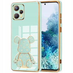 ETUI GLAMOUR DO MOTO G13 / G23 MIŚ BEAR UCHWYT PODSTAWKA SILIKON + SZKŁO