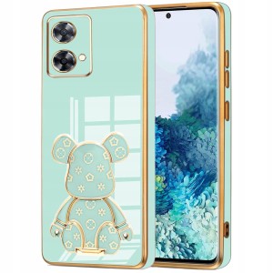 ETUI GLAMOUR DO MOTO EDGE 40 NEO 5G MIŚ BEAR UCHWYT PODSTAWKA SILIKON