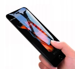 SZKŁO PYŁOSZCZELNE 4D DO IPHONE 7 8 CAŁY EKRAN