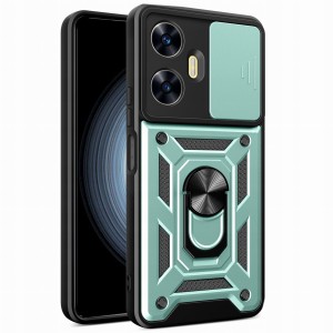 ETUI PANCERNE DO REALME C55 SLIDE RING + SZKŁO