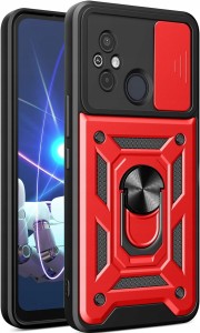 ETUI PANCERNE DO XIAOMI REDMI 12C OCHRONA APARATU SLIDE RING CASE + SZKŁO