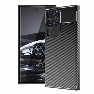 ETUI DO SAMSUNG GALAXY S23 ULTRA CARBON KARBON PANCERNE SILIKON SLIM CASE