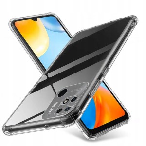 ETUI DO XIAOMI REDMI 10C CLEAR ANTI-SHOCK SLIM + SZKŁO