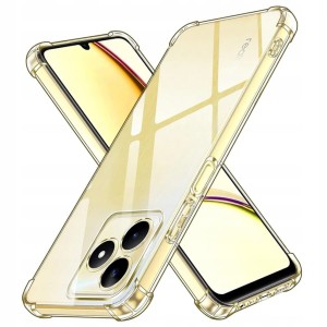 ETUI DO REALME C53 / C51 CLEAR ANTI-SHOCK SLIM + SZKŁO