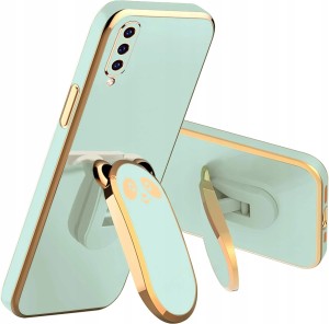 ETUI GLAMOUR DO SAMSUNG A50 PANDA UCHWYT PODSTAWKA CASE 6D SILIKON + SZKŁO