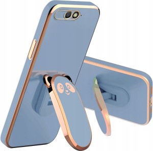 ETUI DO HUAWEI Y6 2018 GLAMOUR PANDA UCHWYT PODSTAWKA SILIKON CASE + SZKŁO