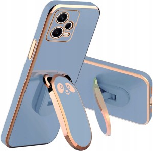 ETUI DO XIAOMI REDMI NOTE 12 PRO 5G GLAMOUR PANDA UCHWYT 6D SILIKON + SZKŁO