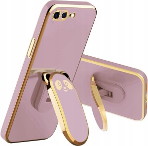ETUI GLAMOUR DO IPHONE 7 PLUS / 8 PLUS PANDA UCHWYT SILIKON CASE + SZKŁO