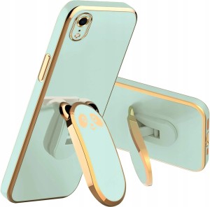 ETUI DO IPHONE XR GLAMOUR PANDA UCHWYT PODSTAWKA SILIKON CASE + SZKŁO